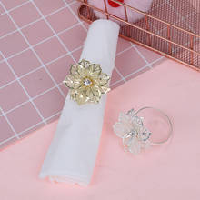 1PC West Dinner Towel Napkin Ring tool Hollow Out Flower Dinner Parties Wedding Hotel Table Decor Napkin Holder 2024 - buy cheap