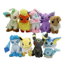 Figuras de acción de Pokémon para niños, muñecos de felpa de personajes de Pokémon, regalo de cumpleaños, 9 piezas 2024 - compra barato