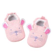 Zapatillas de punto de dibujos animados para bebé, niño y niña, primeros pasos, invierno, cálido, suela suave, 0-18M 2024 - compra barato