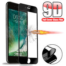 9D закаленное защитное стекло для iPhone 12 mini 11 Pro XS Max X XR, Защита экрана для iPhone 7 6 8 6s Plus SE 2020, стеклянная пленка, чехол 2024 - купить недорого
