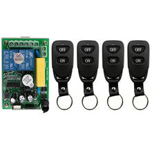 Interruptor de luz com controle remoto sem fio, módulo de receptor 2 canais + transmissor de fivela de cinto, saída de rádio ac 220v 2ch 10a