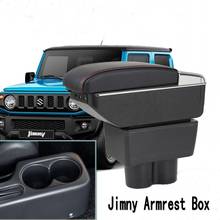 For Suzuki Jimny Center console Arm Rest Armrest Box central Store interior Storage car-styling accessories with cup holder 2024 - buy cheap