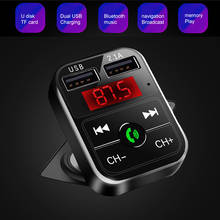 Car Bluetooth FM transmitter Car kit hands-free MP3 player Car USB charger  car  car mp3 player bluetooth fm transmitter 2024 - buy cheap