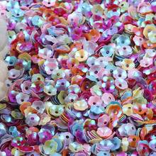 10g 6mm flor de ameixa pvc 3d lantejoulas flor para artesanato lantejoulas paillettes costura decoração do casamento brilho confetes acessórios 2024 - compre barato