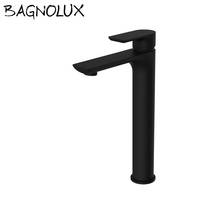 Vidric BAGNOLUX Wholesale Top Fashion New Arrival Contemporary Single Handles Matte Black Basin Set In Bathroom Vessel Faucet 87 2024 - buy cheap