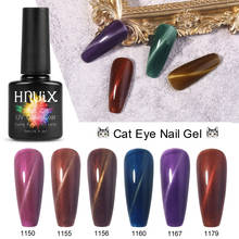 HNUIX  7.5ml Nail Polish Magnet Cat Eye Set Soak Off Semi Vernis Permanant Holographic Glitter Gel Lacuqer UV LED Varnish 2024 - buy cheap