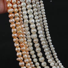 35.5CM Irregular Natural Freshwater Pearl Beads Punch Loose Spacer Beads For DIY Women Elegant Necklace Bracelet Jewelry Making 2024 - buy cheap