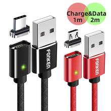 Magnetic Micro USB Cable Magnet USB Type C Charging for Phone Cable 3A Mobile Quick Charger Cord Android Fast Data Cables 2024 - buy cheap