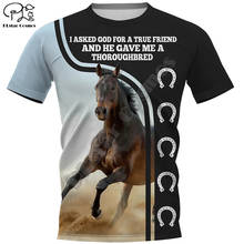 Men women appaloosa Print t shirt Summer thoroughbred Horse 3d tshirts tees casual short sleeve tops streetwear quick dry tee 2024 - buy cheap