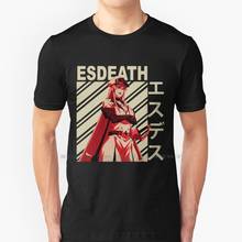 Esdeath T Shirt 100% Pure Cotton Esdeath Akame Ga Kill Anime Akame Ga Kill Akame Ga Kill Esdeath Esdeath Akame Ga Kill Akame Ga 2024 - buy cheap