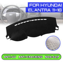 Car Dashboard Mat Anti-dirty Non-slip Dash Cover Mat UV Protection Shade for Hyundai Elantra 2011 2012 2013 2014 2015 2016 2024 - buy cheap