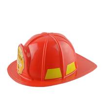 Simulation Fireman Chief Safety Helmet Firefighter Hat Cap Kids Toy Party Supply Kids Halloween Christmas Cosplay 2024 - buy cheap