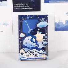 30 шт./компл., открытки из серии «сорок четыре луны» в стиле INS, пустые поздравительные открытки, открытки для сообщений, открытки на день рождения 2024 - купить недорого