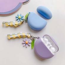 for huawei freebuds 3 Case fashion with colorful flower Keychain Silicone Earphone Cover for huawei freebuds3 3 PRO Cover 2024 - buy cheap