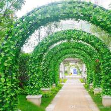 Green Artificial Fake Hanging Vine Plant Leaves Foliage Flower Garland Home Garden Wall Wedding Decoration Supplies 2024 - buy cheap