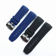 27mm Black Blue Rubber Watch Band For AP strap For Oak Concept 26589 26560IO.OO.D002CA.01.A Watchband Bracelet 2024 - buy cheap