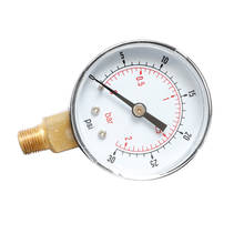 Pressure Gauge Y50 0-30PSi 0-2Bar Measurement Industry Radial Pressure Gauge for Oil Air Water 1/4BSPT Thread Home Pressuring 2024 - buy cheap