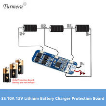 3S 10A 12V battery 18650 protected 18650 battery board Module for 3pcs 18650 Li-ion Battery Cell Charging BMS 10.8V 11.1V 12.6V 2024 - buy cheap