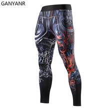 Ganyanr-calça legging de compressão masculina, para compressão, corrida, academia, fitness, sexy, basquete, treinamento de ioga, corrida, longa 2024 - compre barato