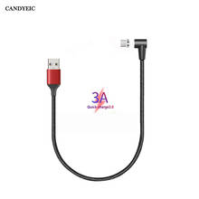 CANDYEIC Fast Charging Magnetic Cable for Samsung Galaxy Z Flip2 USB C Cable Elbow Design For Play Games 2024 - buy cheap