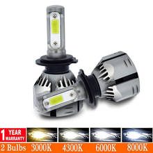 2pcs H4 H1 H3 H7 H11 H8 H9 H27 880 881 9005 HB3 9006 HB4 Led Headlight Fog Light Bulbs 72W 12000LM Car Styling 6000K 8000K 2024 - buy cheap