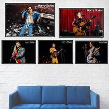 British Singer Rock Music Star Guitar Poster And Prints Wall Art Modern Canvas Painting Wall Pictures Home Decor Wall Stickers 2024 - buy cheap