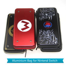 Capa portátil de alumínio para nintendo switch, saco resistente para armazenamento de console, acessórios 2024 - compre barato