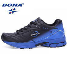 BONA Men Running Shoes for Comfortable Breathable Women Leisure Sport Shoes Outdoor Walking Jogging Lace up Training Sneakers 2024 - buy cheap