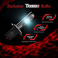 Txvso8-kit universal de lâmpadas hid xenon h7, 55w, 12v, para farol de carro, 3000k, 12000k, h1, para 9007 lâmpadas, 2020 2024 - compre barato