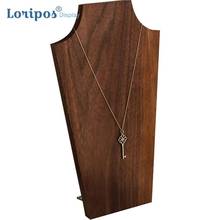 Black Walnut Wood Jewelry Storage Rack Necklace Display Bracket Ear Nail Holder Pallet Earring Display Frame Ring Display Rack 2024 - buy cheap