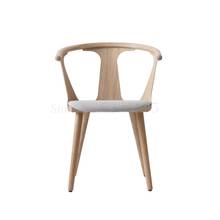 Designer Chair Dining Chair Simple Modern Light Luxury Home Tea Shop Chair Nordic Restaurant Solid Wood Cafe Tables And Chairs 2024 - buy cheap