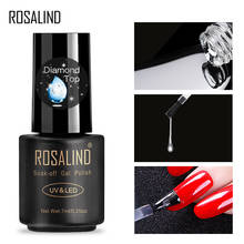 ROSALIND Gel Nail Polish Top Base Coat 7ml Diamond Transparent Long Lasting Manicure UV Primer Gel Lacquer Nail Art Base Coat 2024 - buy cheap