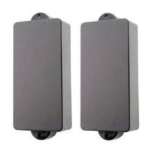 2x Black No Hole Sealed Pickup Covers  For 4-String PB Bass Accessory 2024 - buy cheap