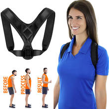 New Fashion 1pcs Support Belt Adjustable Back Posture Corrector Clavicle Spine Back Shoulder Lumbar Posture Correction 2024 - buy cheap