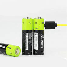 Znter-bateria recarregável de li-polímero, 2 ou 4 peças, 1.5v aa, 1250mah, micro usb, carregamento, 1.5v 2024 - compre barato