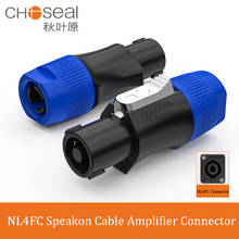 CHOSEAL-conector amplificador de Cable Speakon NL4FC, Conector de altavoz de Audio de 4 polos, Conector de altavoz Speakon NL4FC NL4FX NLT4X NL2FC 2024 - compra barato