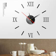 DIY Wall Clock Modern Design Watch Clocks 3D Acrylic Mirror Stickers Living Room Home Office Decor Quartz Needle Europe Horloge 2024 - buy cheap