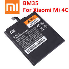 Xiao mi 100% original bm35 3080mah bateria para xiaomi mi 4c m4c mi4c bm35 baterias de substituição do telefone de alta qualidade 2024 - compre barato