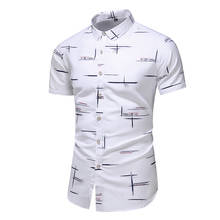 Moda 9 estilo design de manga curta camisa casual impressão praia blusa masculina 2021 roupas verão mais asiático tamanho M-XXXL 4xl 5xl 2024 - compre barato