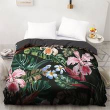 3D Duvet Cover Custom 240x220 200x220 Comforter/Quilt/Blanket case Single Double King Bedding For Wedding Floral Microfiber 2024 - buy cheap