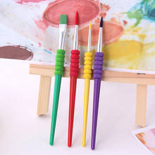 4Pcs Cute Artist Watercolor Painting Brushes Nylon Wooden Multifunctional Brushes Water Color Acrylic Gouache Oil Painting 00088 2024 - buy cheap