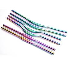 Rainbow Bicycle Riser Handlebar XC MTB AM DH Racing Bike Handlebar Mountain Road Bike Colorful Handlebar 31.8*715/720/745/780mm 2024 - buy cheap