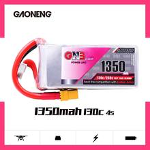 Tomada xt60 da bateria do lipo de gaoneng gnb 1350mah 4s1p 14.8v 130c/260c para o tamanho 250 3d fpv que compete as peças do multirotor do zangão quadcopter 2024 - compre barato