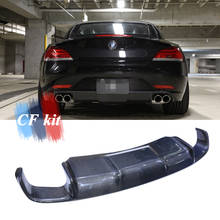 Cf kit de fibra carbono amortecedor traseiro lábio para bmw z4 e89 difusor traseiro estilo do carro 2024 - compre barato