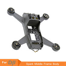 Для DJI SPARK Drone аксессуары комплект оригинальный DJI Spark средняя рамка Корпус корпус быстрый Ремонт Запасные части полузаконченный 2024 - купить недорого