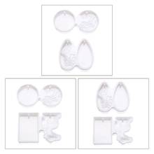 Silicone Pendant Mould DIY Crystal Island Mountain Epoxy Resin Mold for Jewelry Making 2024 - buy cheap