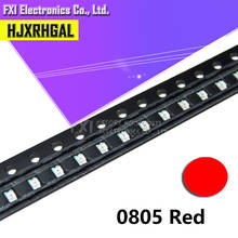 100pcs Red 0805 SMD LED diodes light Hot sale 2024 - buy cheap