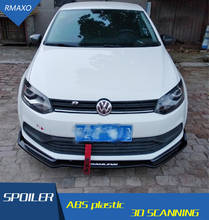 For Volkswagen POLO Body kit spoiler 2016-2018 For POLO EC ABS Rear lip rear spoiler front Bumper Diffuser Bumpers Protector 2024 - buy cheap