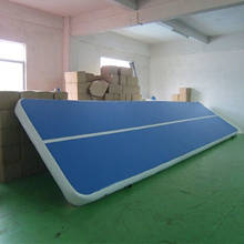 Free Shipping 8x2x0.2m DWF Inflatable Gymnastics Air Tumble Track Mat For Sale 2024 - buy cheap