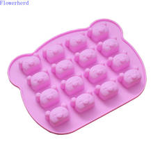 Molde de silicone de multiexpressões coala urso, 16 buracos, cozinha, cozimento diário, diy, sabão, decoração de bolo fondant 2024 - compre barato